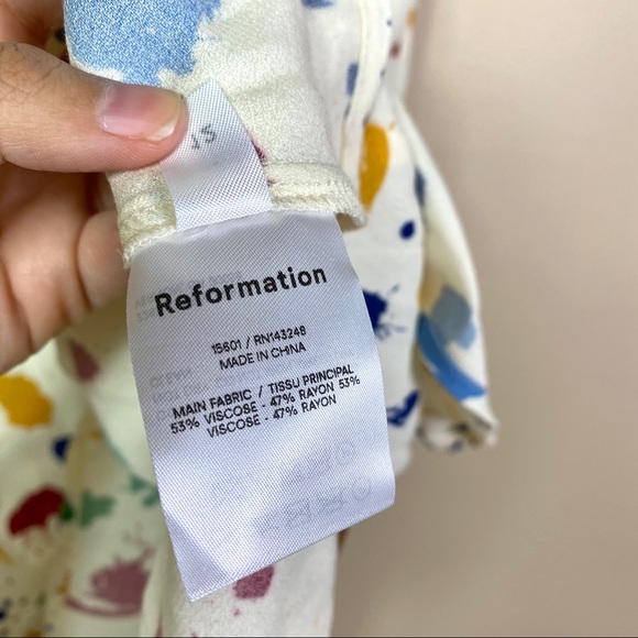 Reformation Bea Painted Lady Midi Skirt - Picture 4 of 5